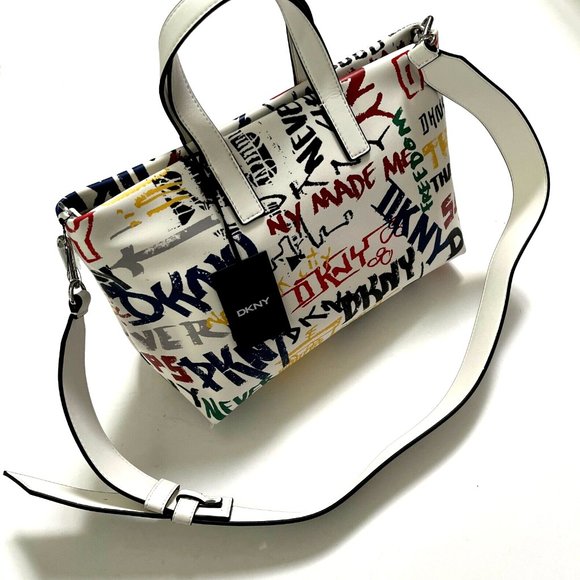 Dkny Bags Nwt Original 7 Dkny Tilly Zip Small Tote Satchel Graffiti